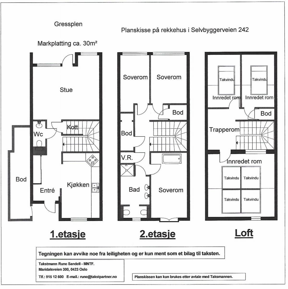 Plantegning Galleribilde