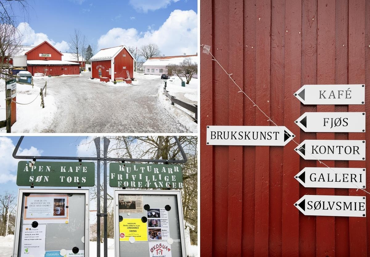 Ikke langt unna ligger populære Årvoll gård Galleribilde