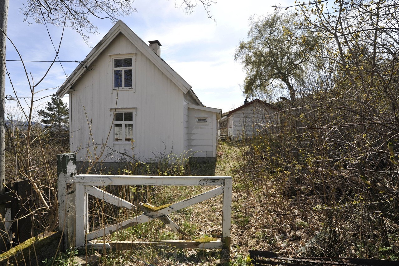 Fasade inngang Galleribilde