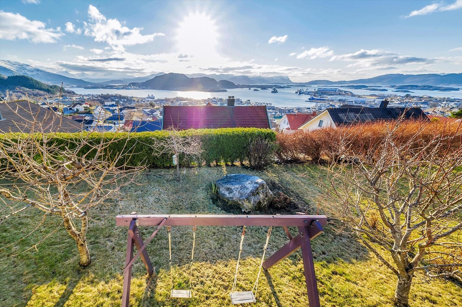 Flott utsikt Galleribilde