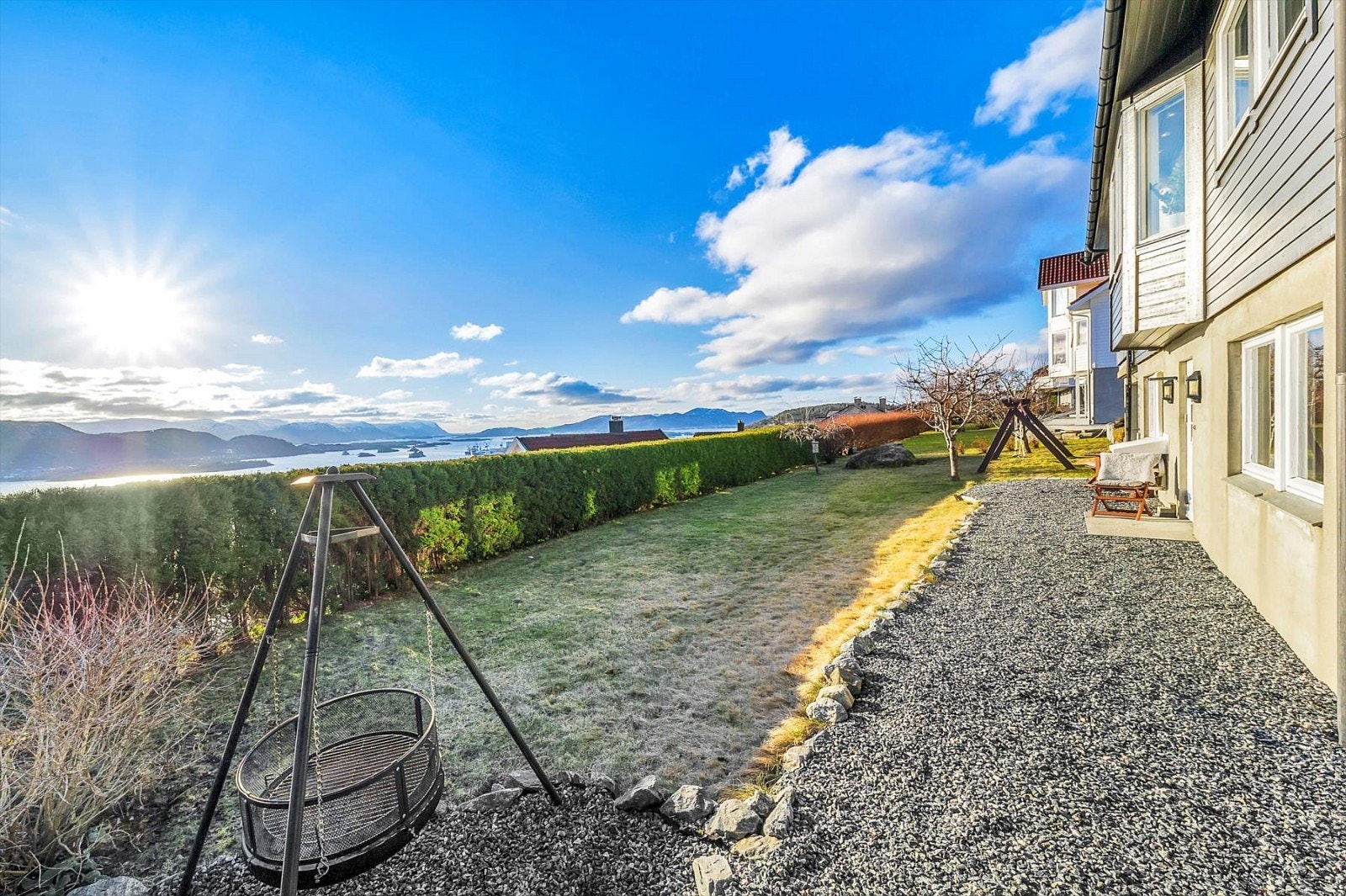 Flott uteområde Galleribilde