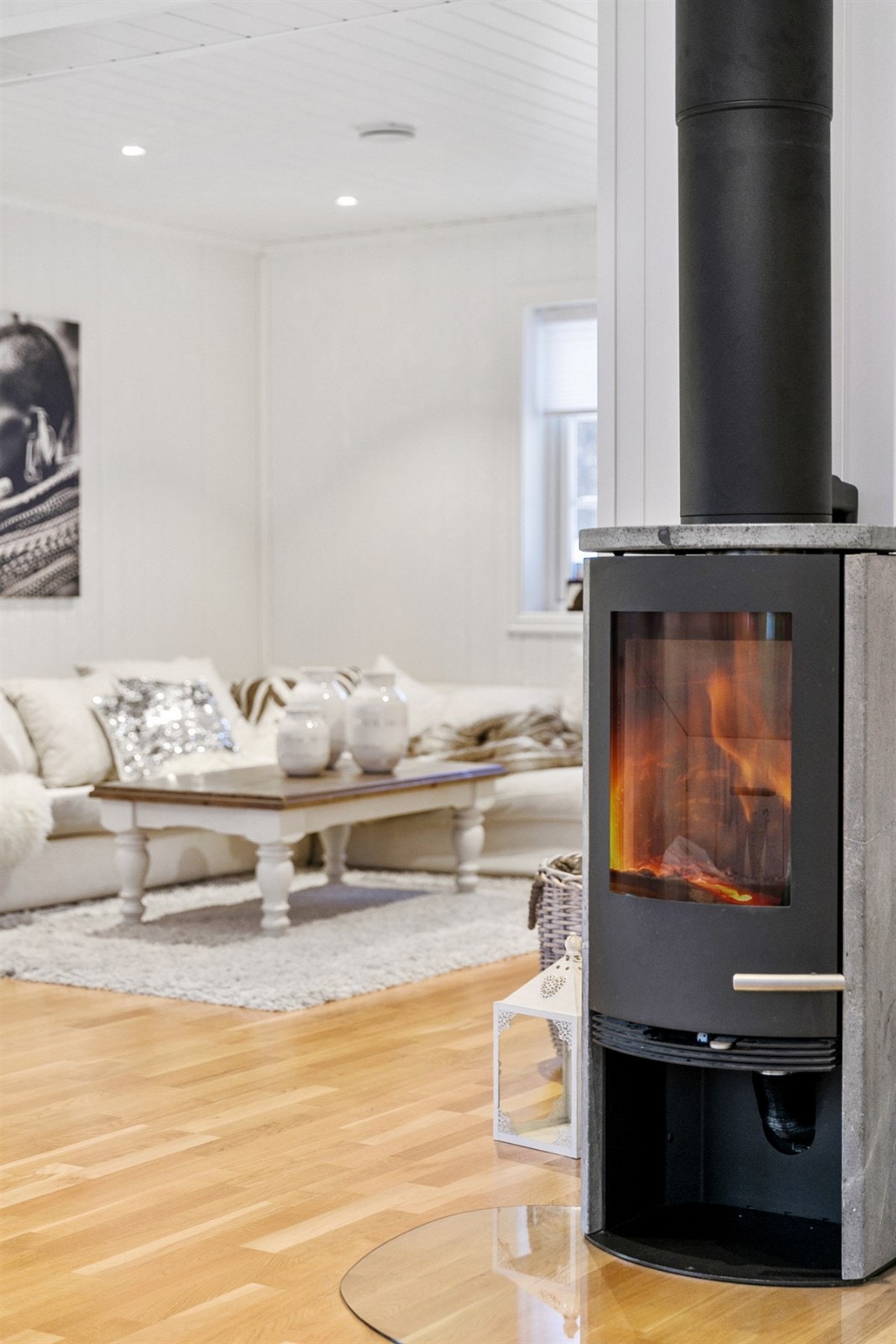 Koselig peis Galleribilde