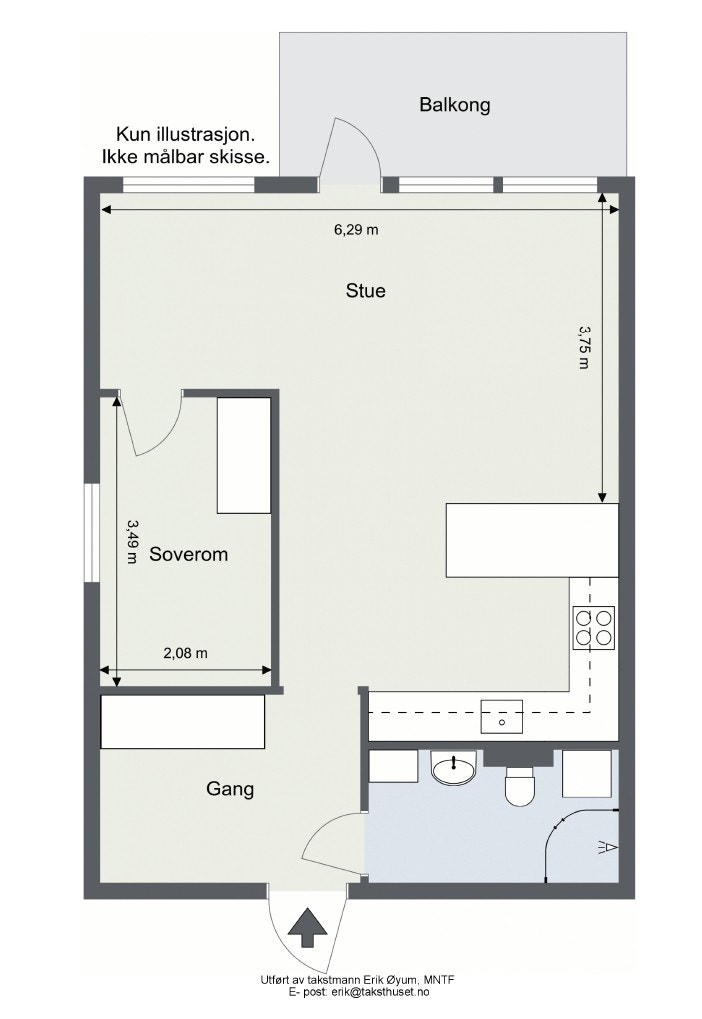 Plantegning Galleribilde