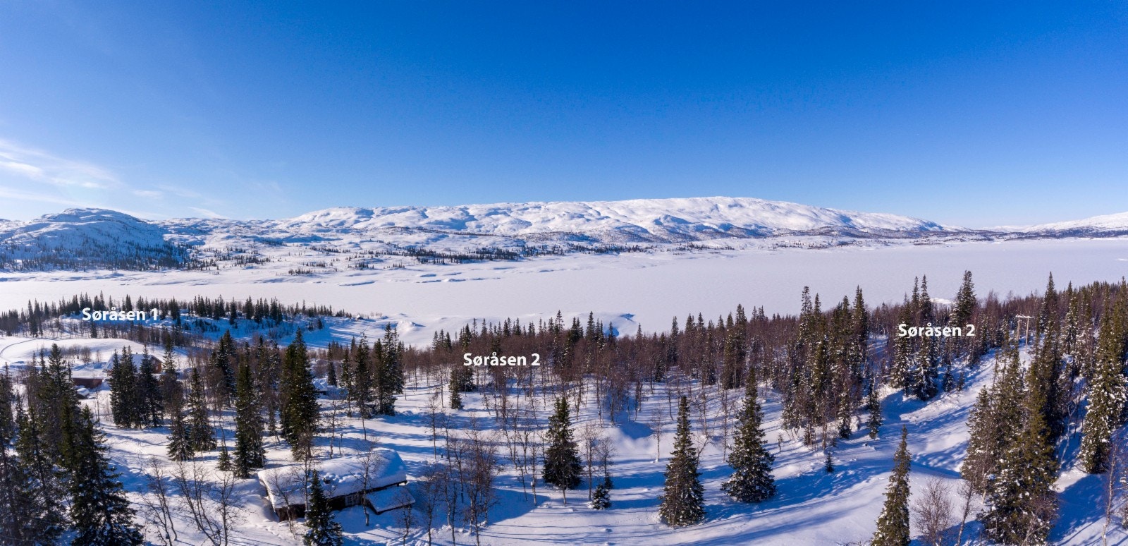Her mot vest, nordvest og tomtemuligheter i Søråsen II Galleribilde