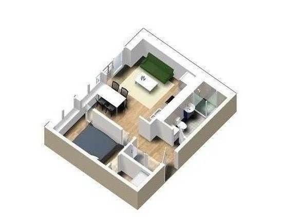 tredimensjonal oversikt Galleribilde