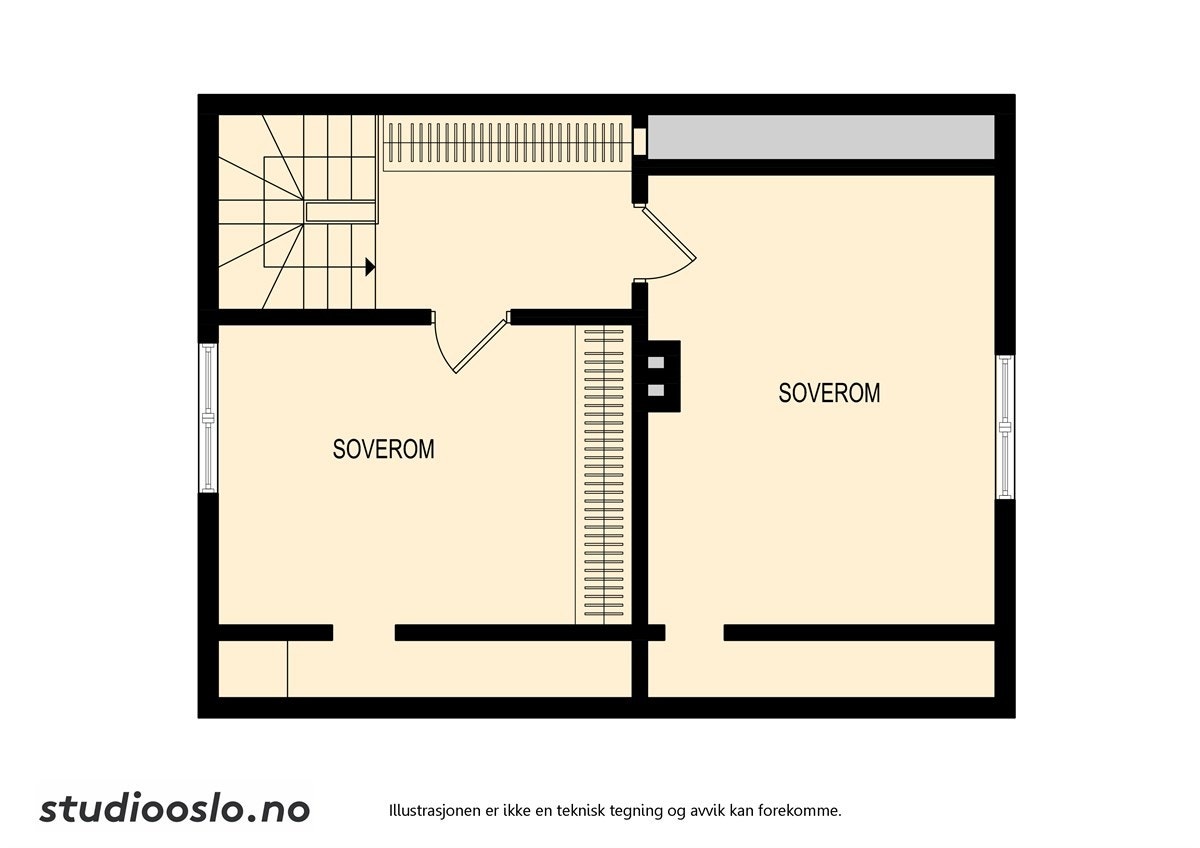 Plantegning 2. etasje. Galleribilde