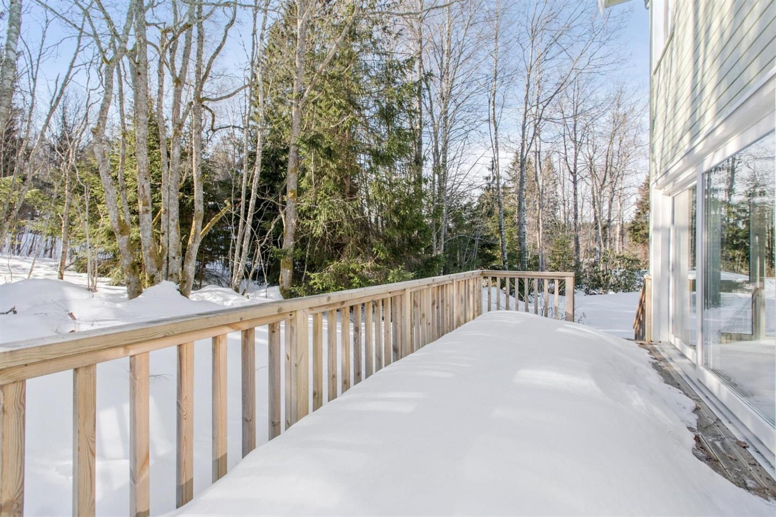 Stor terrasse med utgang fra stuen. Galleribilde