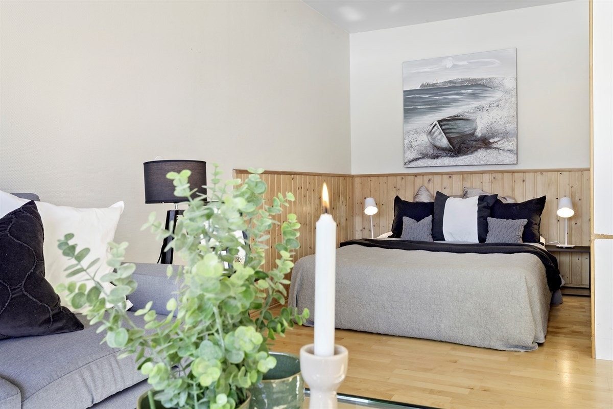 Arealeffektiv sovealkove. Galleribilde