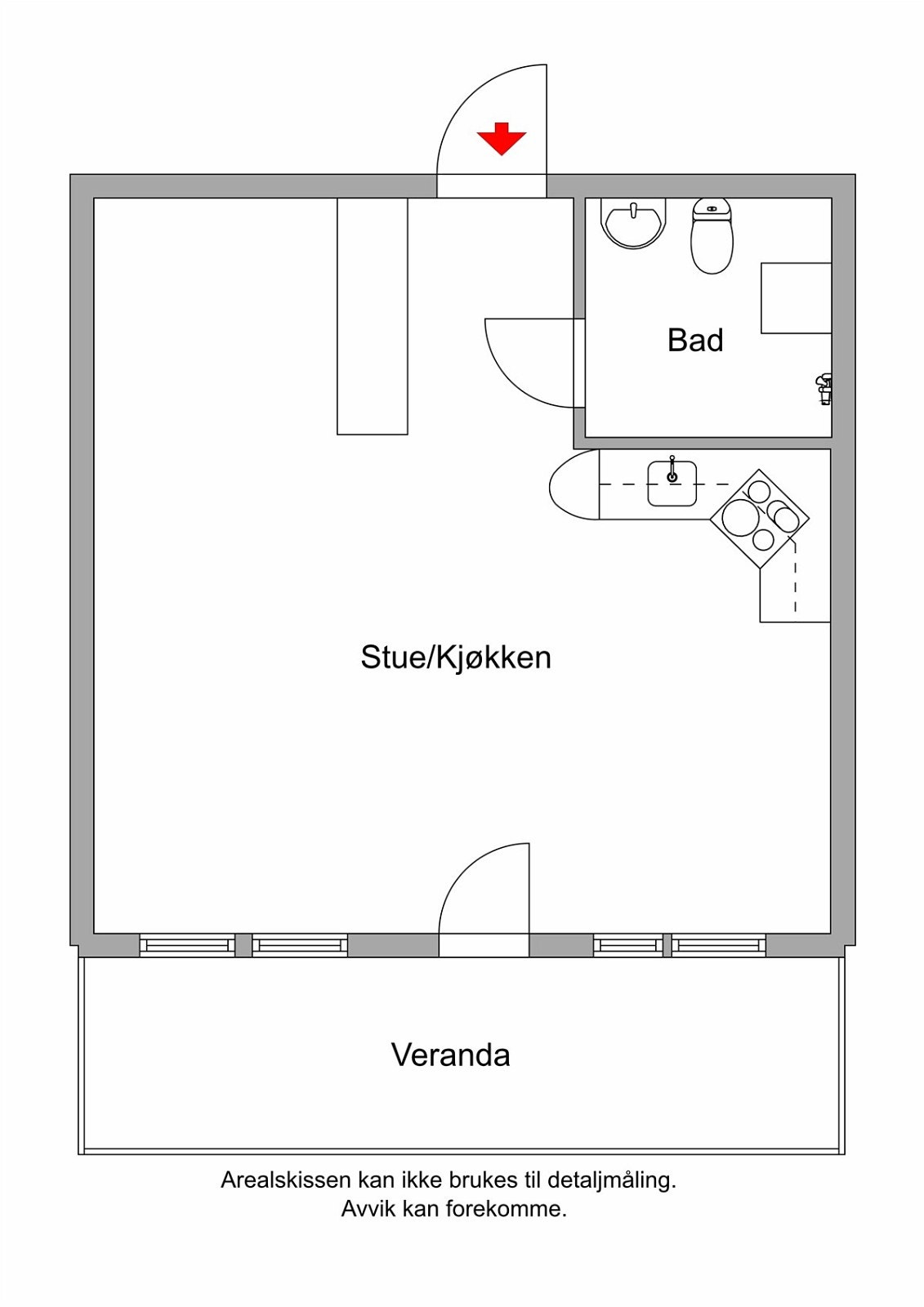 Plantegning 2D Galleribilde