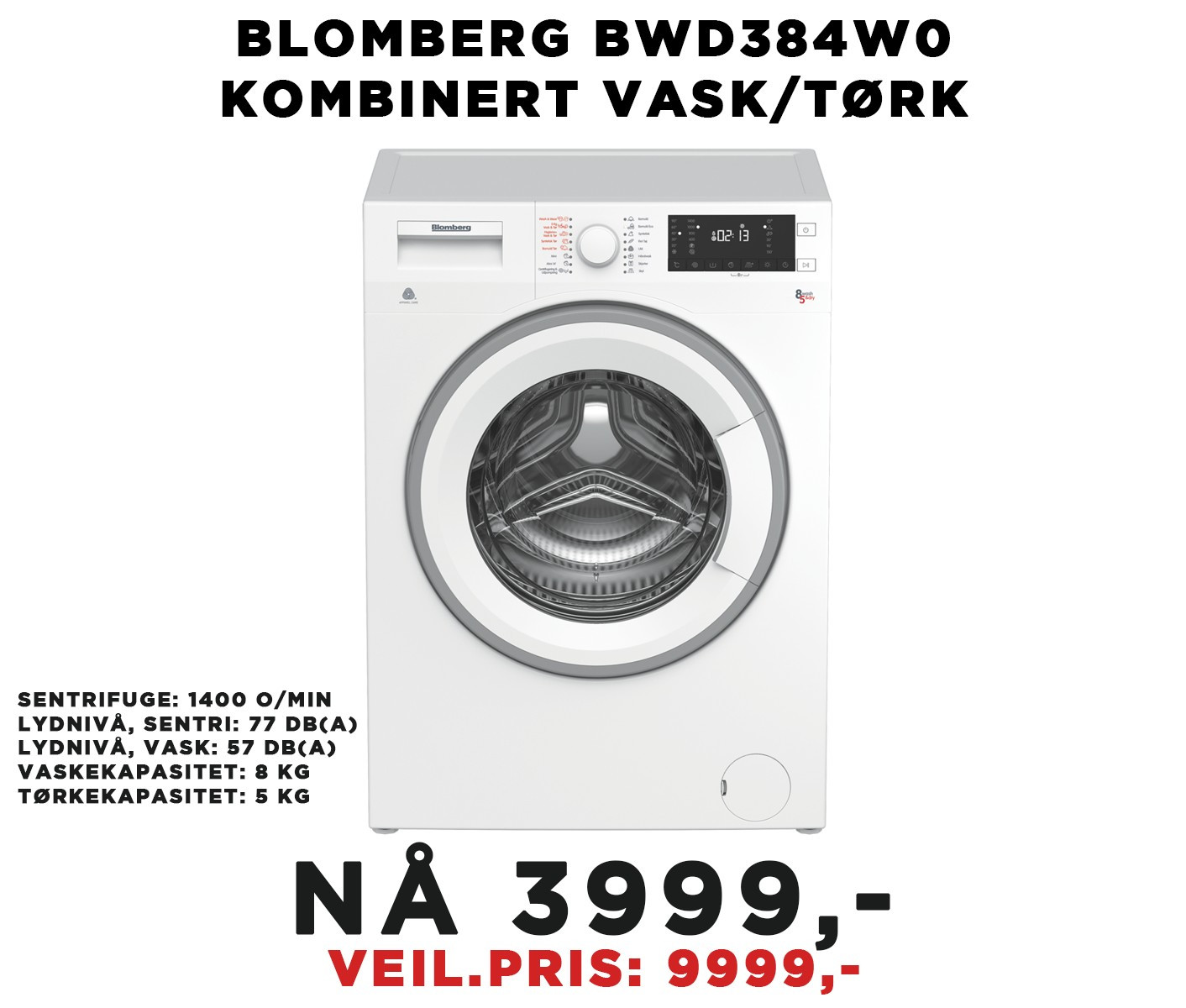Blomberg vaskemaskin