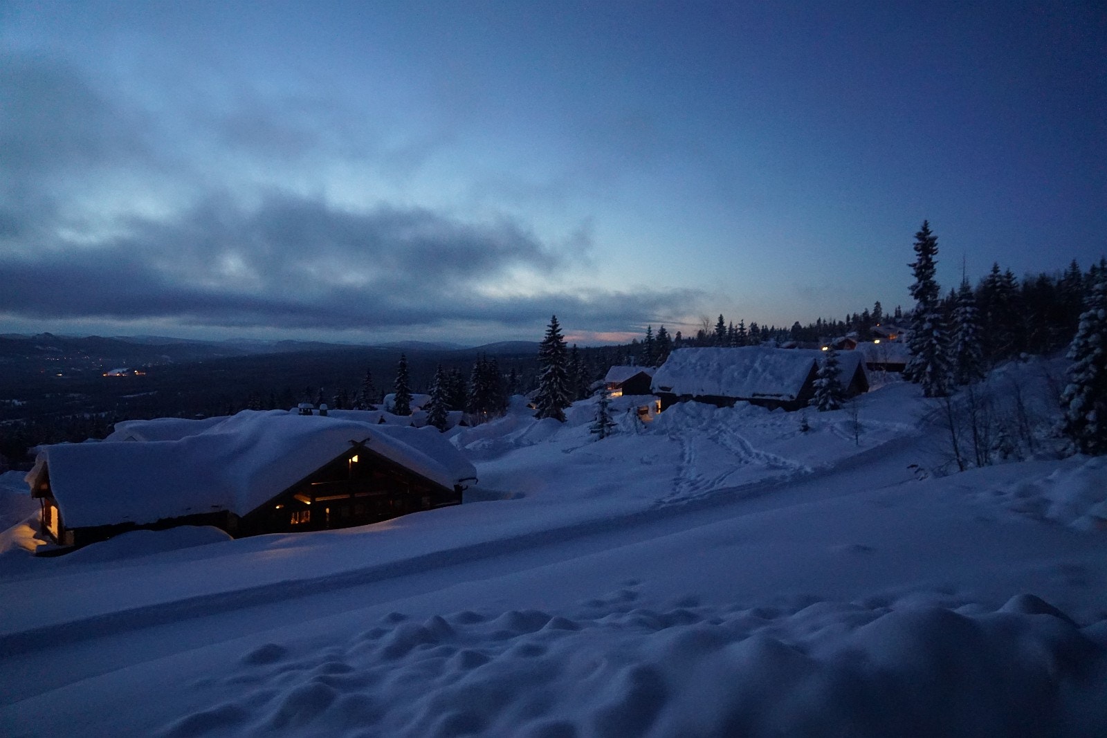 Utsikt fra hytten Galleribilde