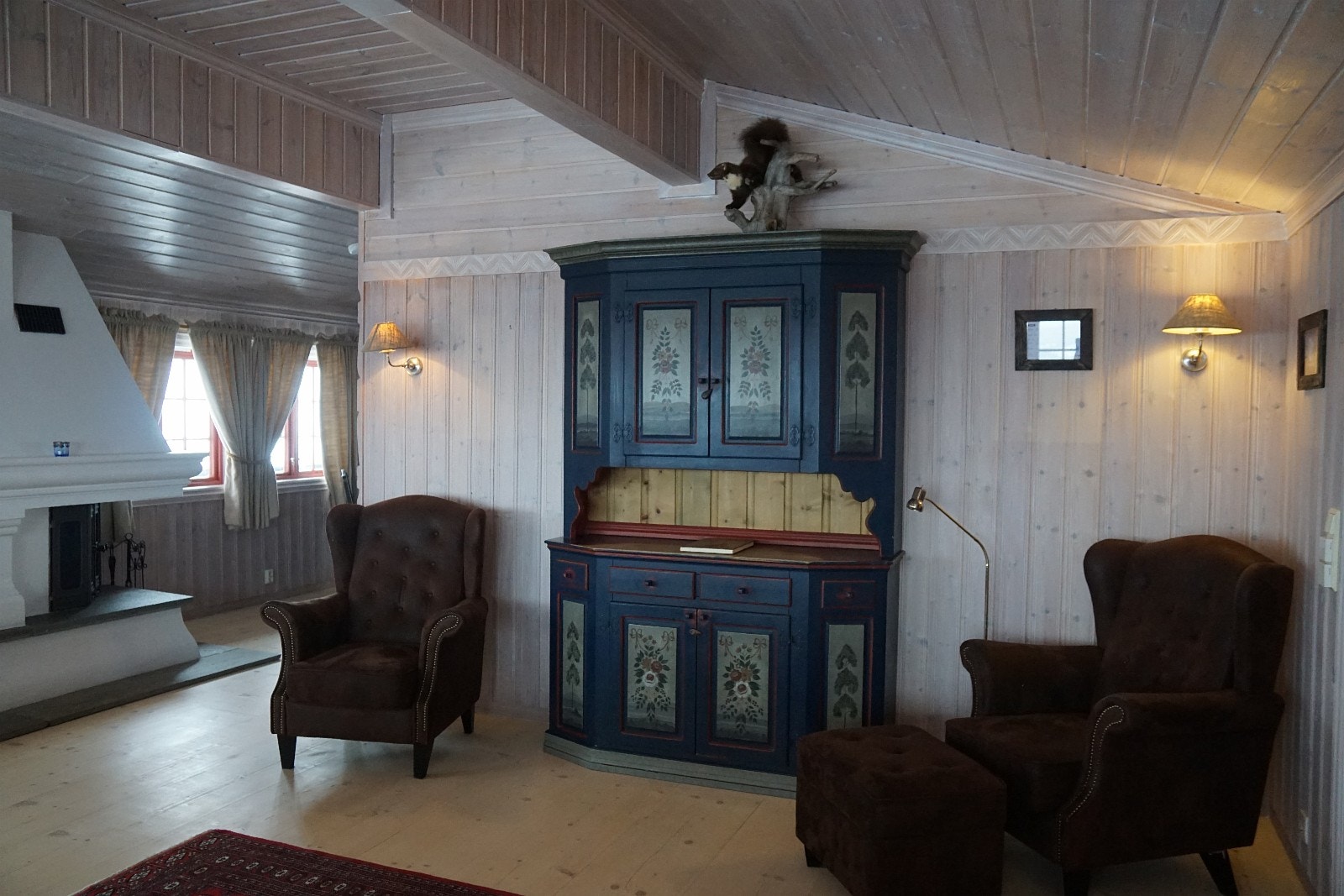 Hyggelig sittegruppe i spisestuen Galleribilde