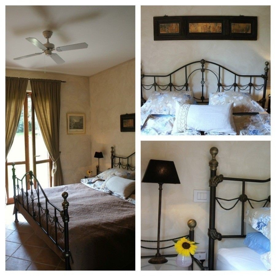 Collage av masterbedrom, 1 etg. Galleribilde