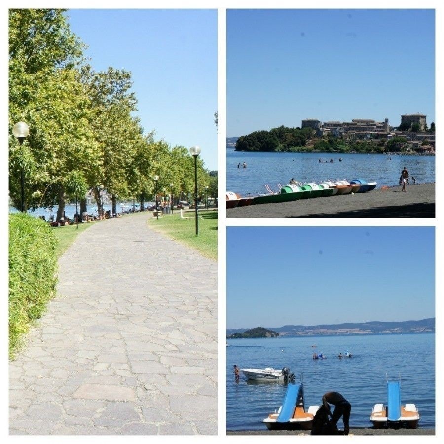 Flott strandpromenade langs stranden til Capodimonte, ca 20 min kjøring. Galleribilde