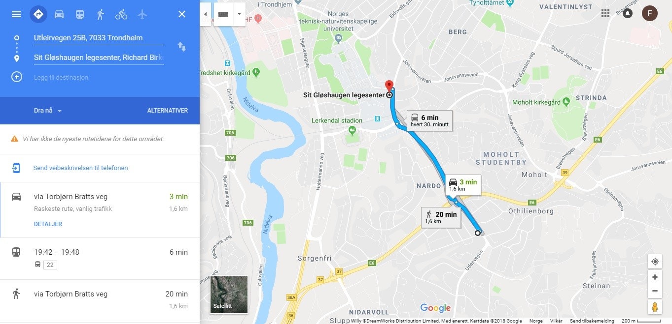 Avstand Galleribilde