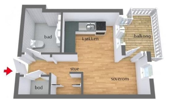 planoversikt Galleribilde