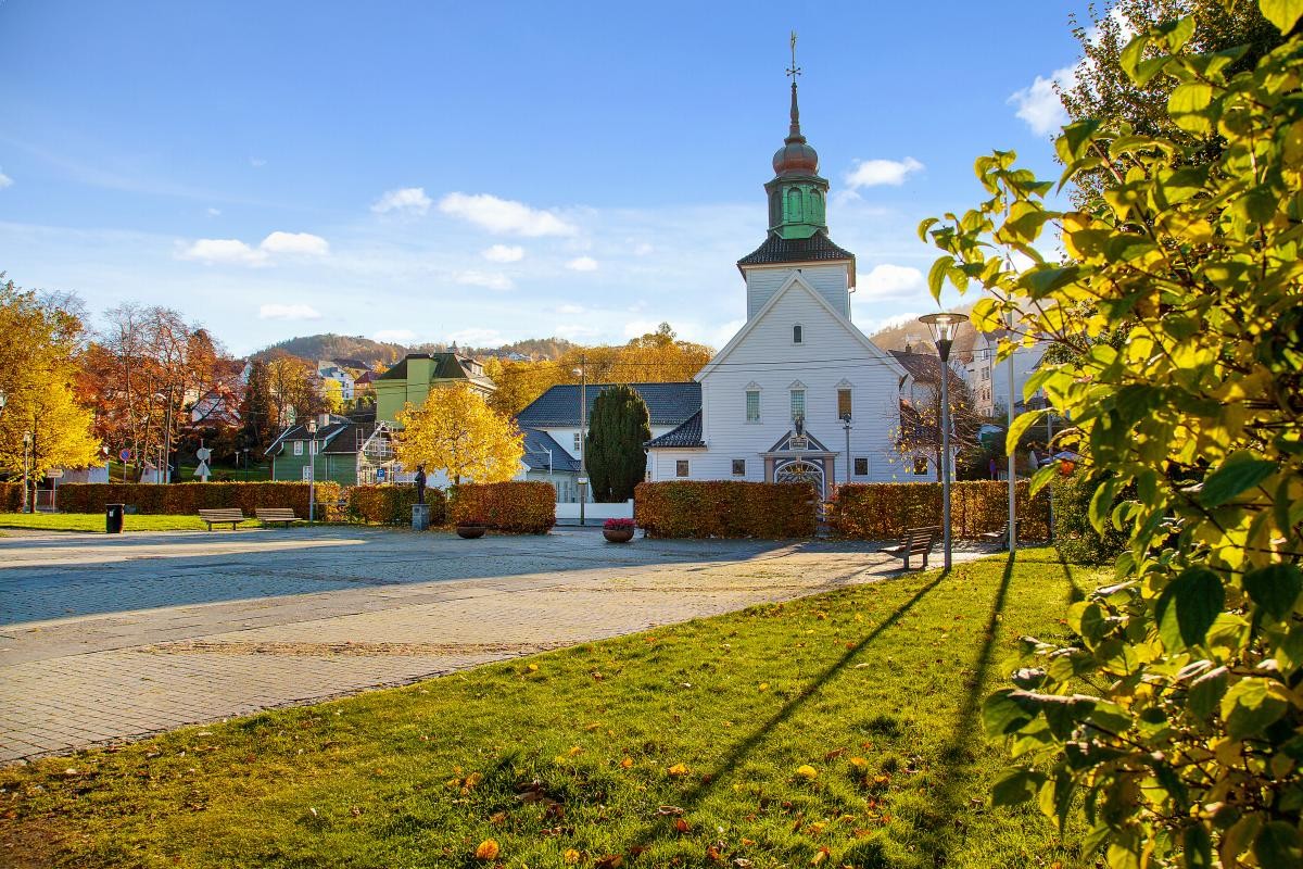 På Laksevåg finner du mange fine parker Galleribilde