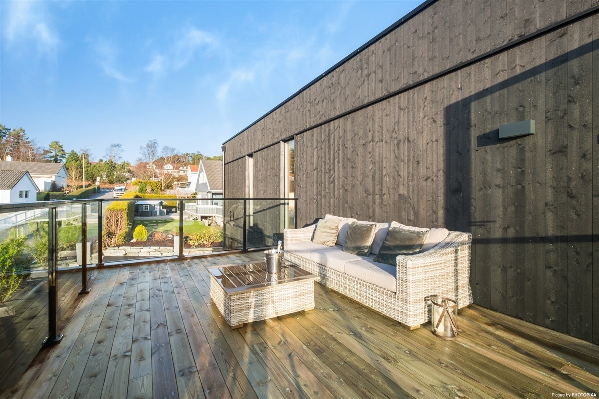 Her kan man nyte fine vår- og sommerdager. Galleribilde