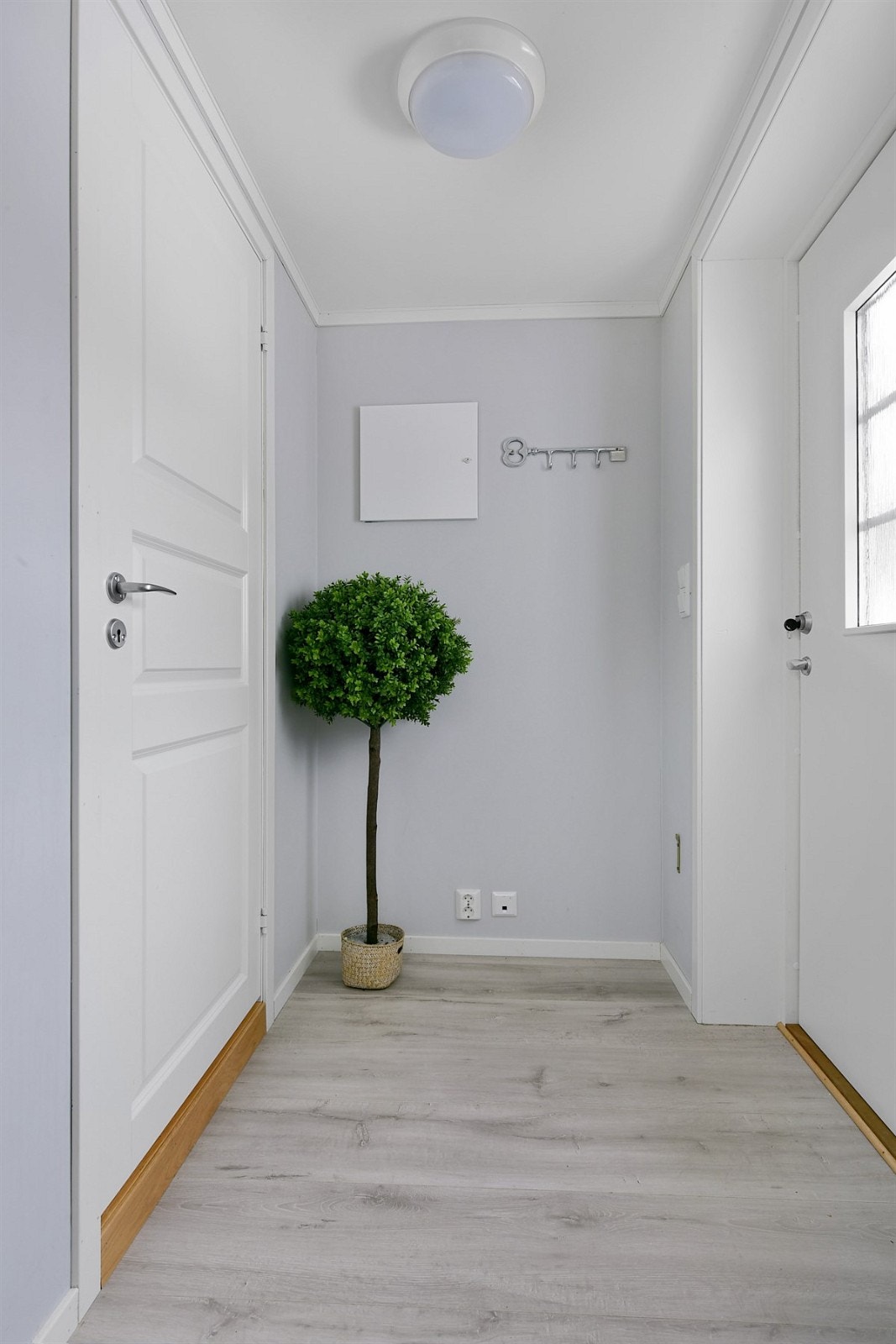 Entreen fremstår som lys og innbydende. Galleribilde