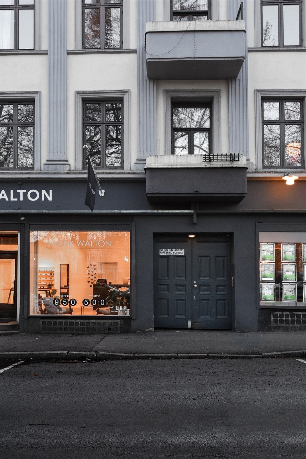 Inngang fra Markveien. Markveien er vedtatt å bli miljøgate. Galleribilde