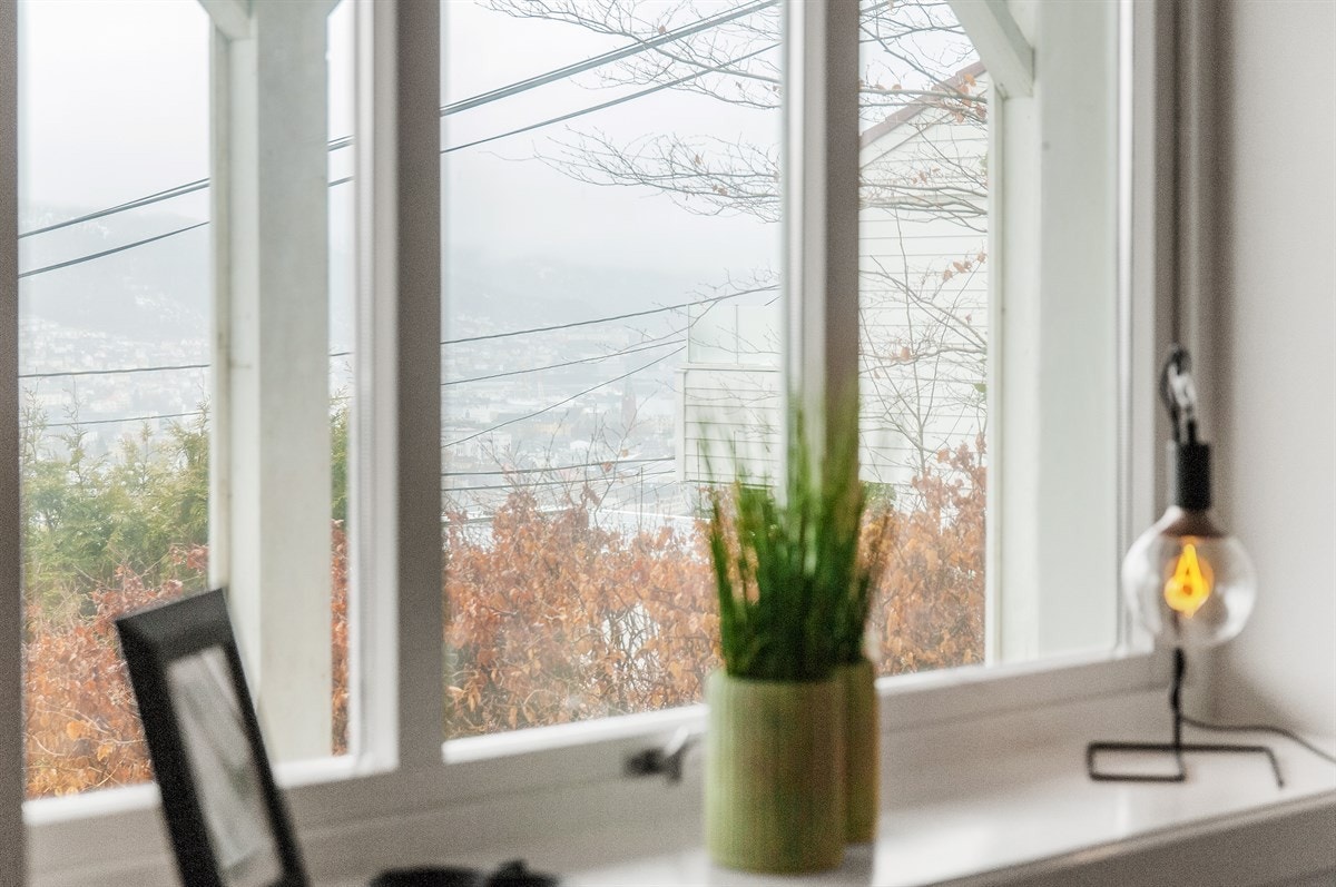 Utsikt mot sentrum og Bergensdalen Galleribilde