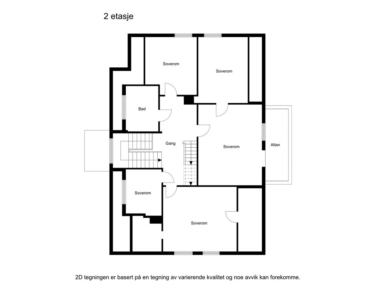 Plantegning 2D Galleribilde