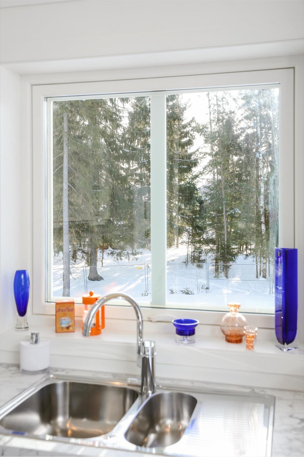 Bak skogholtet er den nye barneskolen Galleribilde