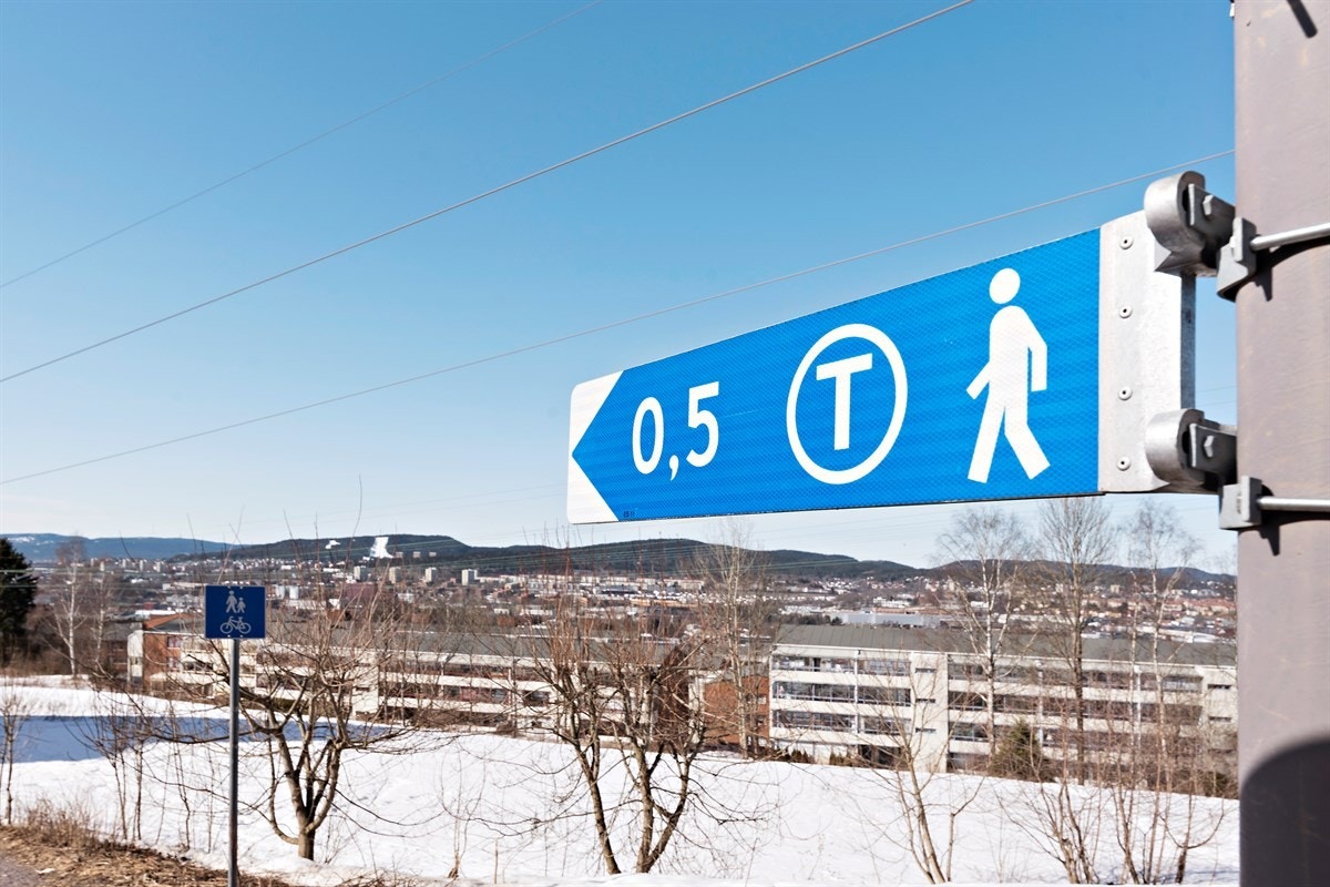 Østmarka med sine fantastiske turområder ligger rett ved leiligheten. Galleribilde