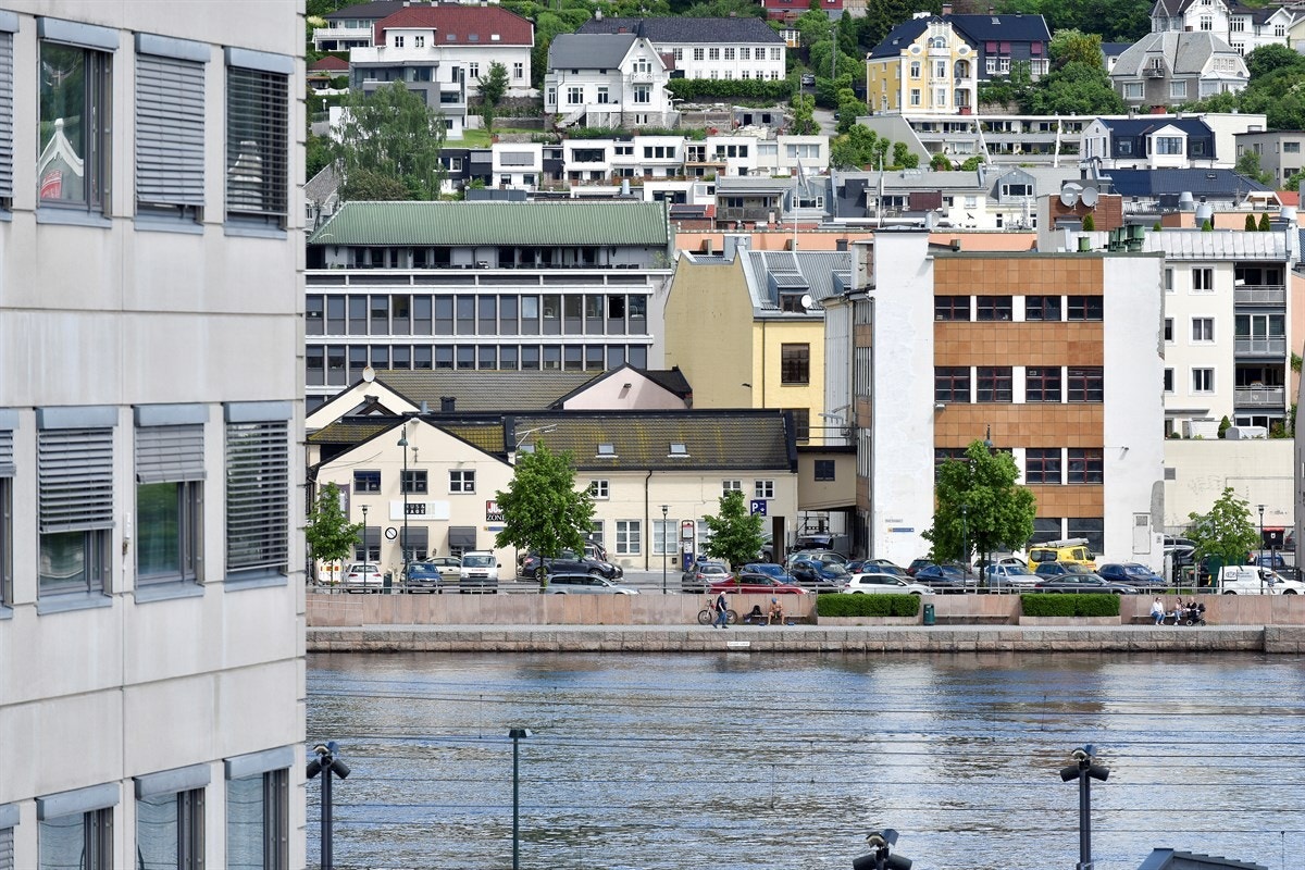 Leiligheten ligger i nærheten av Drammenselven. Galleribilde