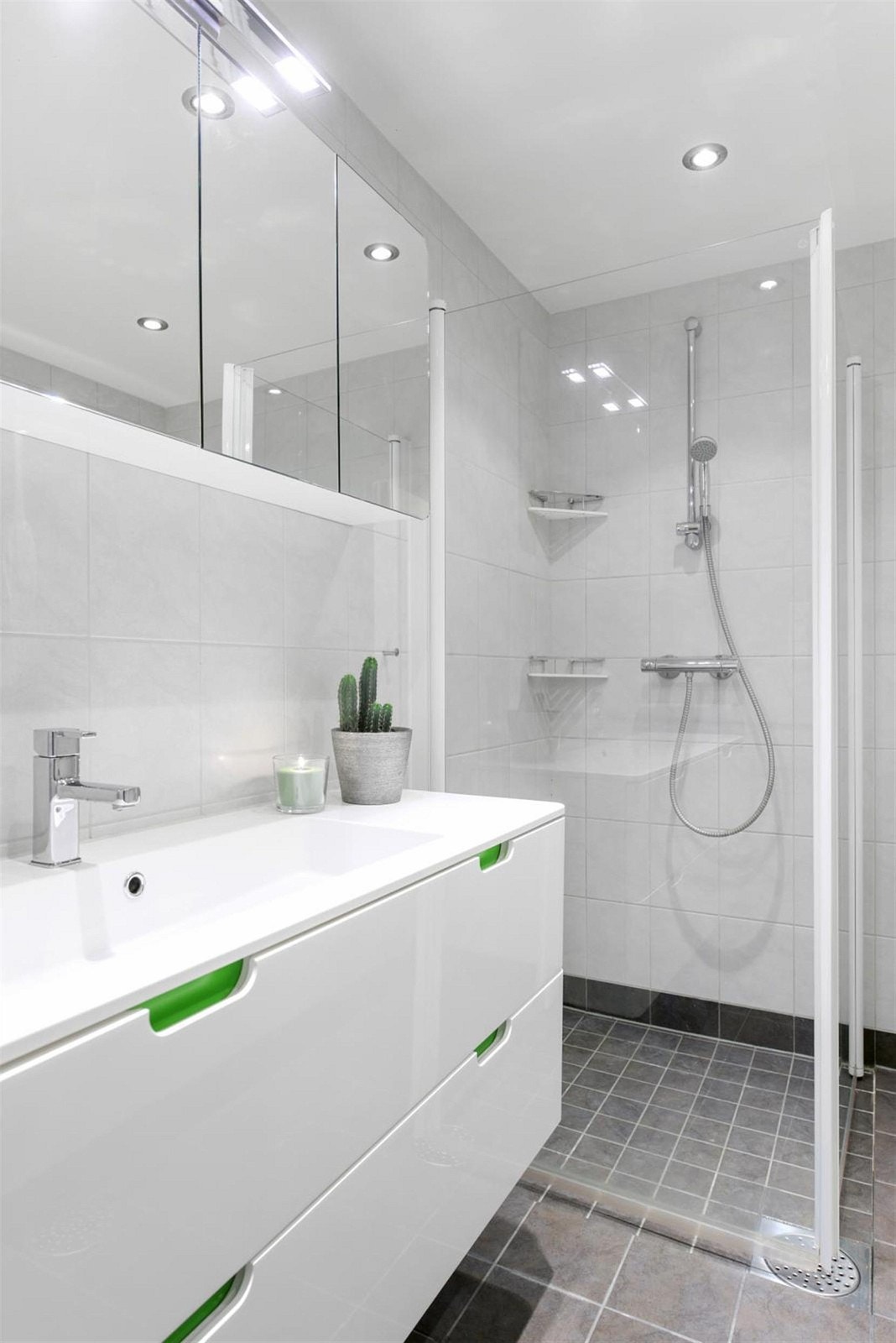 Badet har gulvvarme. Galleribilde