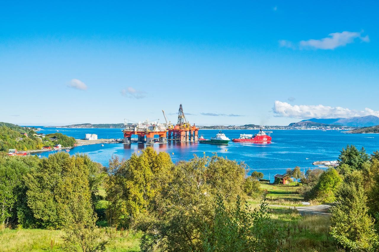 Fin utsikt Galleribilde