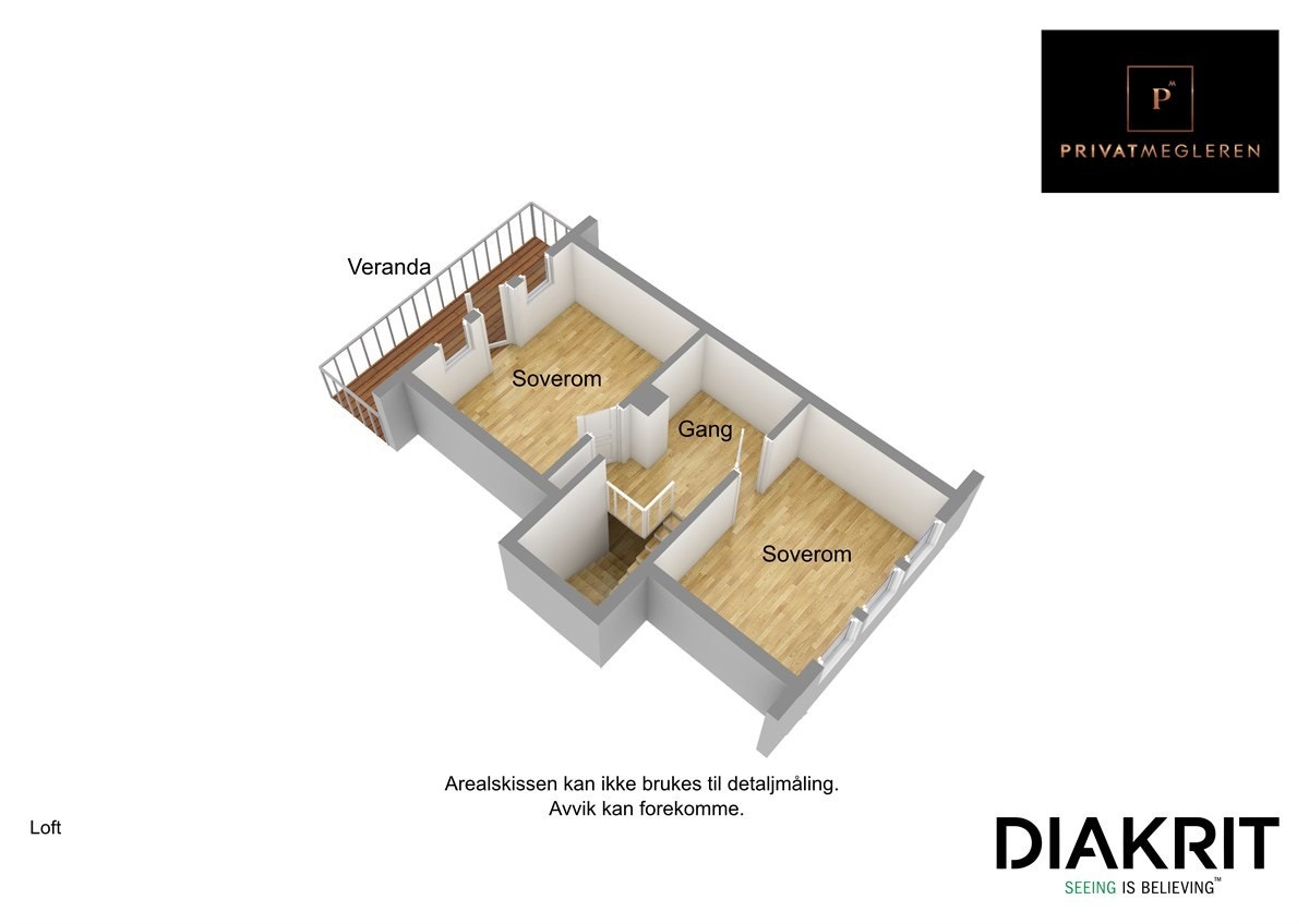 Plantegning 3D Galleribilde