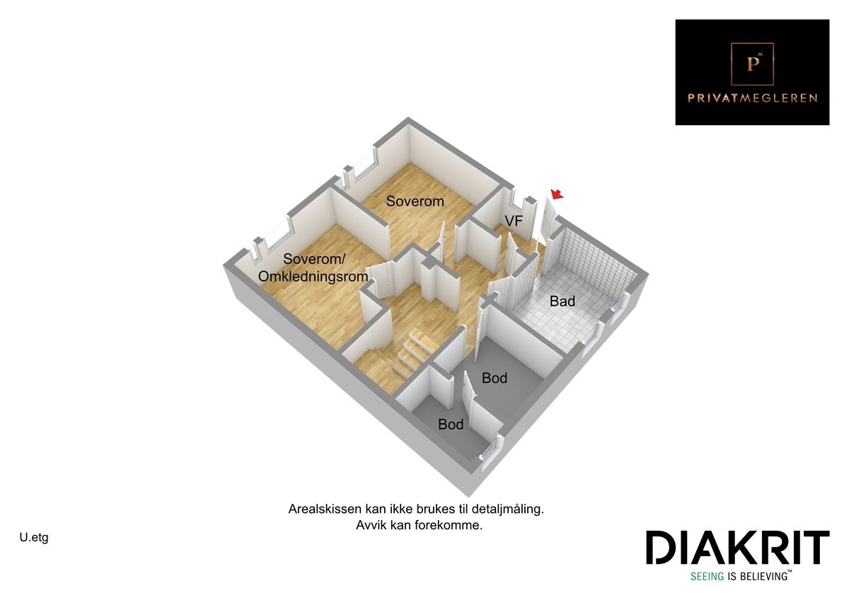 Plantegning 3D Galleribilde
