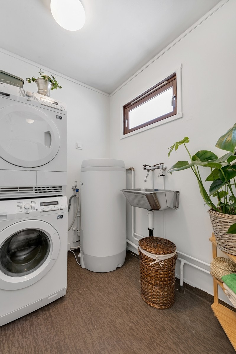 Praktisk vaskerom malt med våtromsmaling 2018 Galleribilde