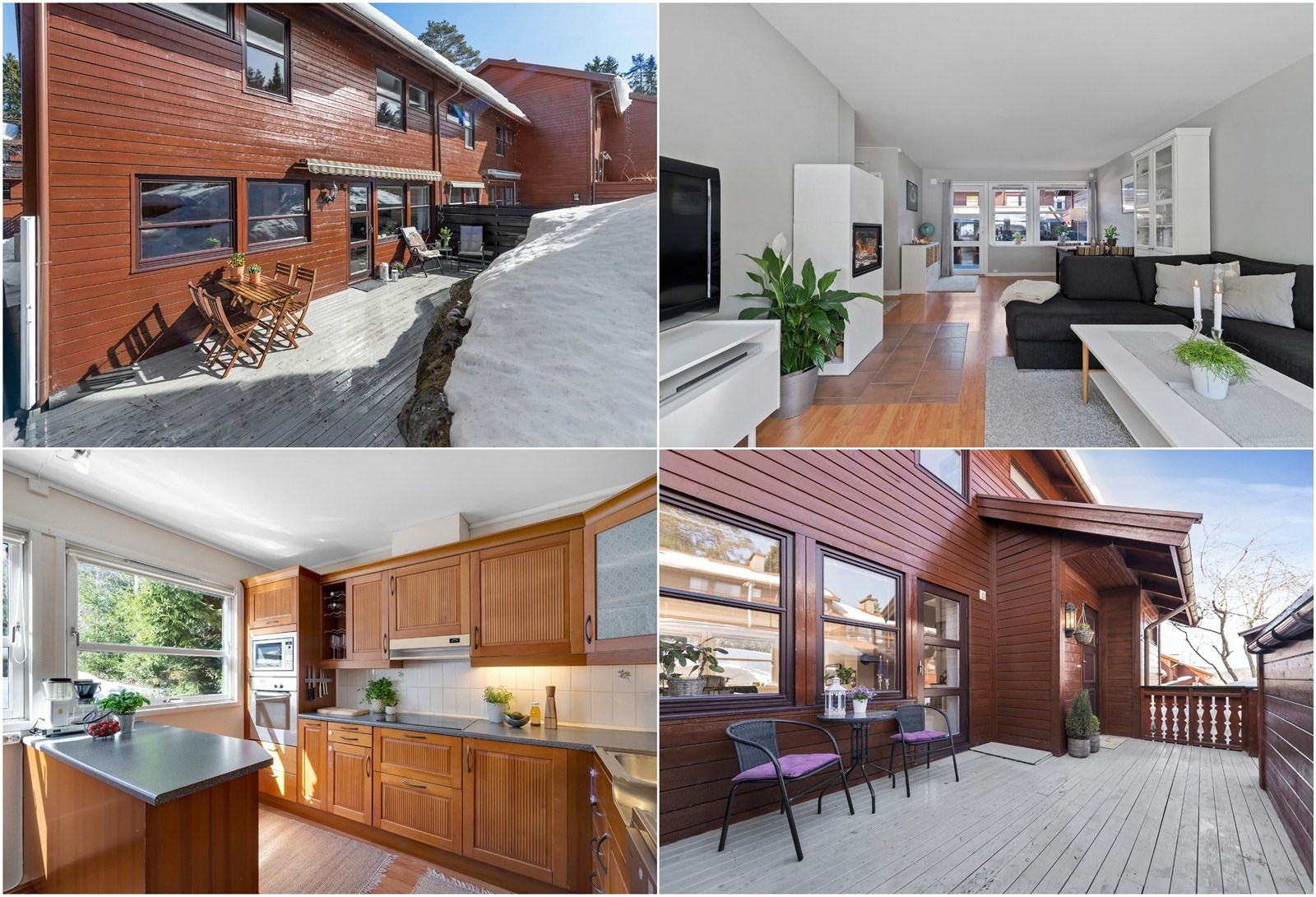 Attraktivt enderekkehus over to plan med flotte solrike uteplasser og garasje. Velkommen! Galleribilde