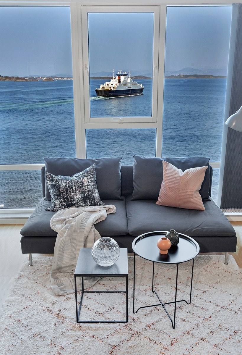 Leiligheten har en flott maritim beliggenhet Galleribilde