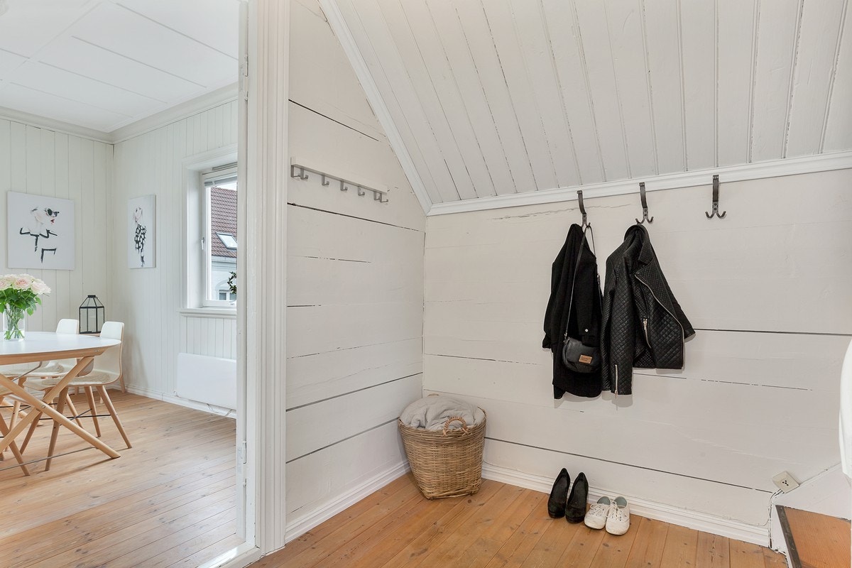 Gangen har god plass til yttertøy og sko Galleribilde