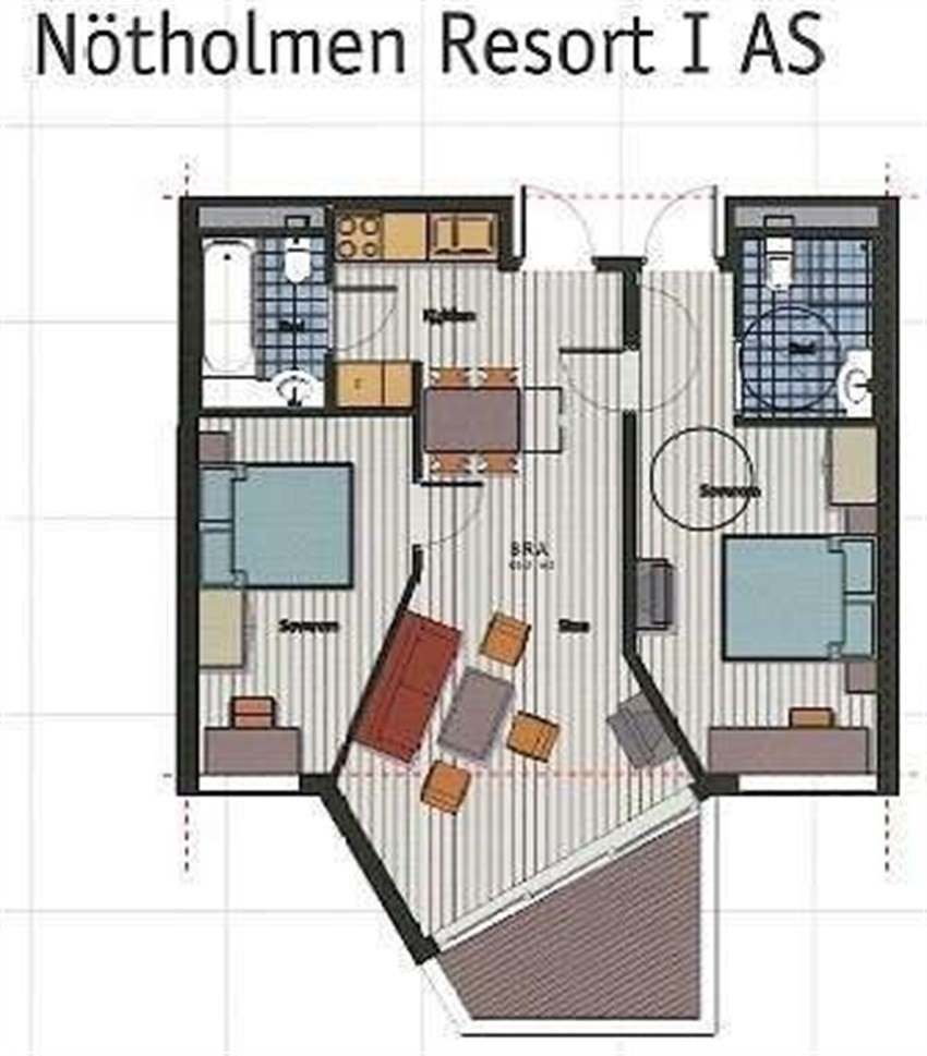 Planskisse. Galleribilde