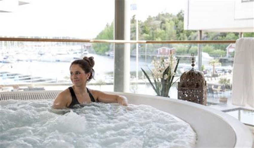 Det finnes 3 jacuzzis på hotellet. Galleribilde
