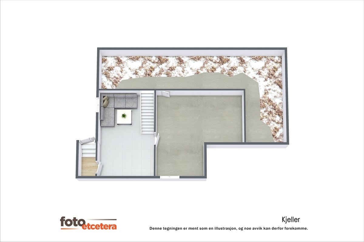 Plantegning kjeller Galleribilde