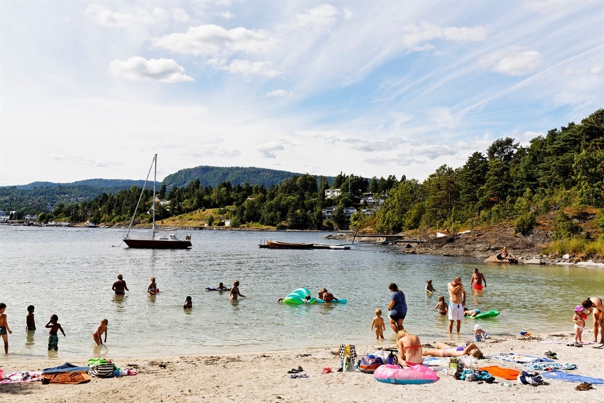 Attraktivt og innbydende nærområde som byr opp til koselige aktiviteter utendørs Galleribilde