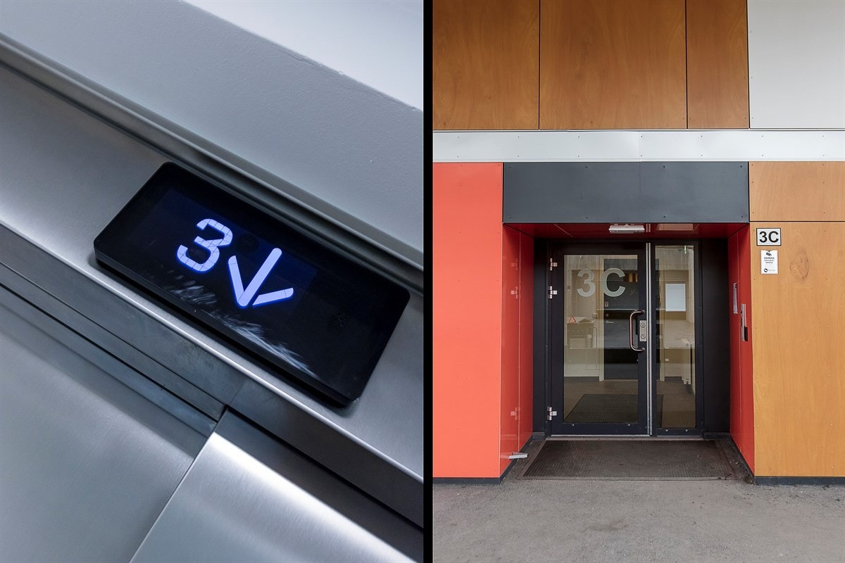 Heisadkomst til leilighetsplas og garasjeplan. Det medfølger romslig biloppstillingsplass med opplegg for EL-billader og god plassering rett utenfor døren til garasjeanlegget. Gjesteparkering i felles garasjeanlegg. Galleribilde