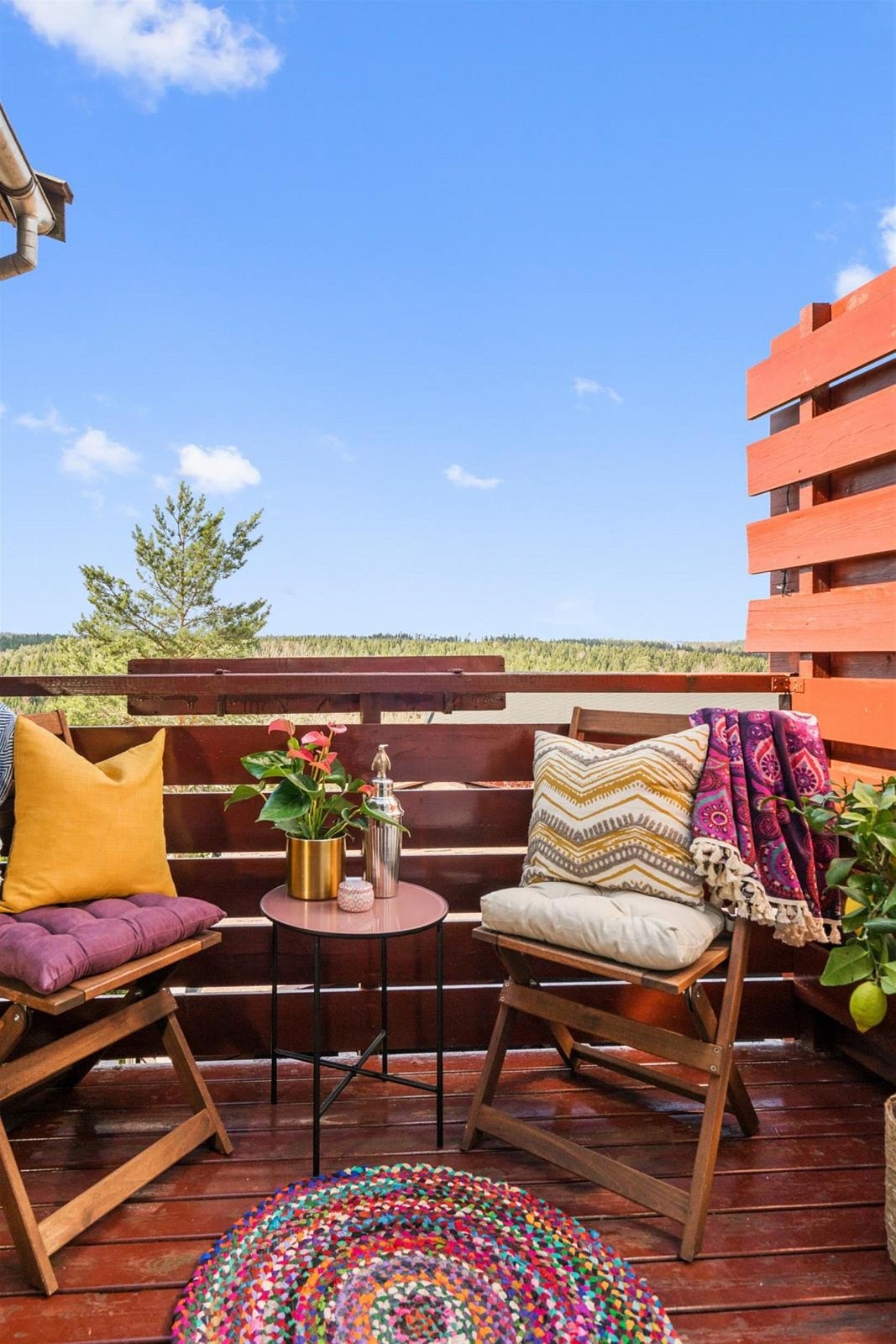 Balkongen ved stuen. Galleribilde