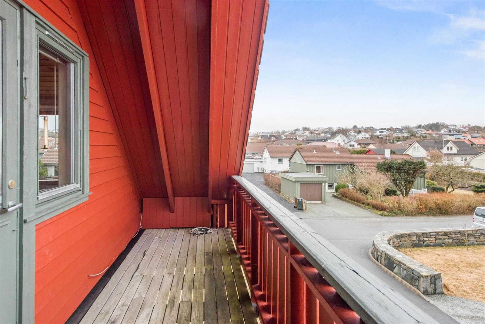 Utsikt fra terrasse. Galleribilde