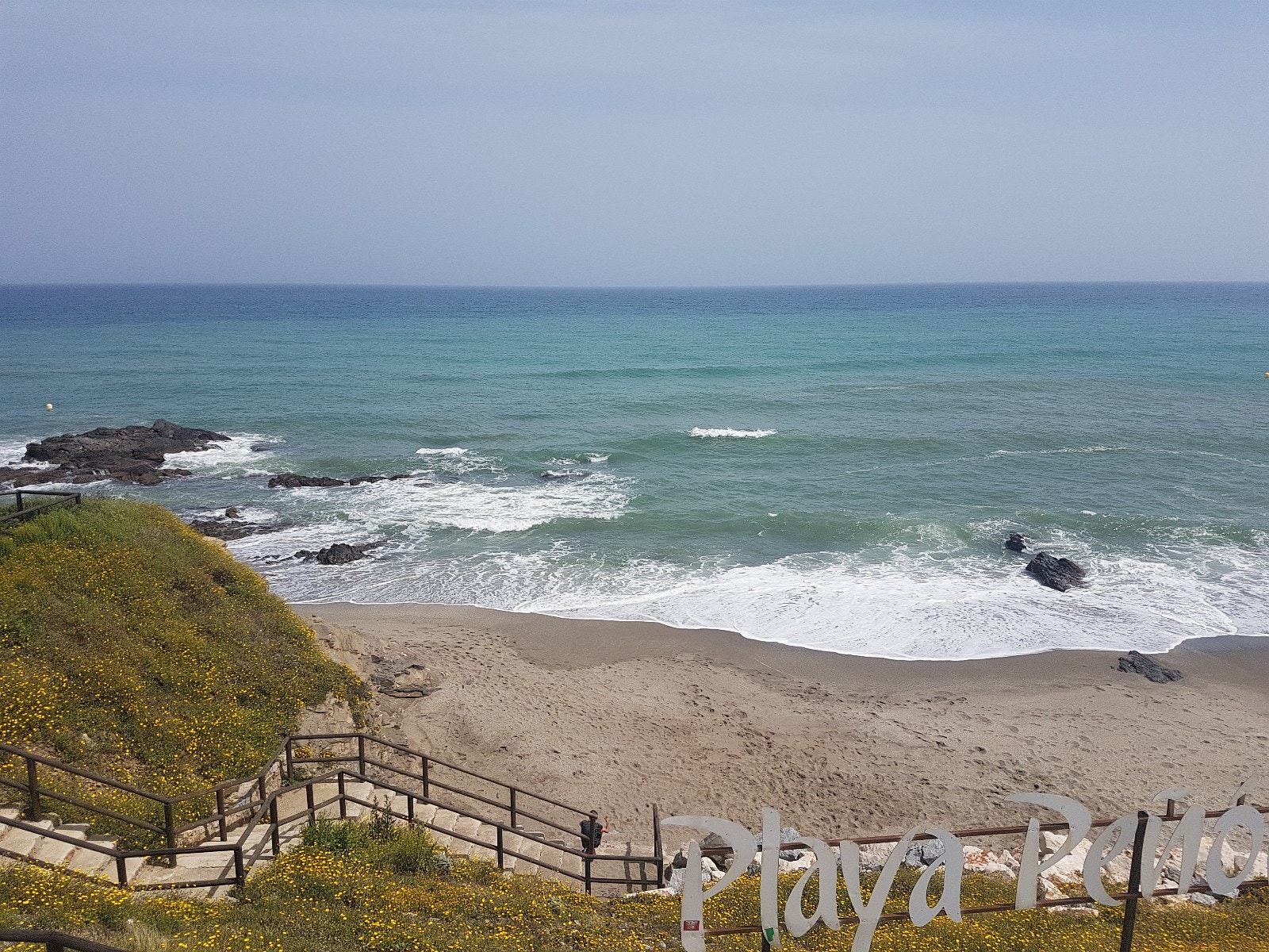 Stranden 200 meter gange fra huset Galleribilde