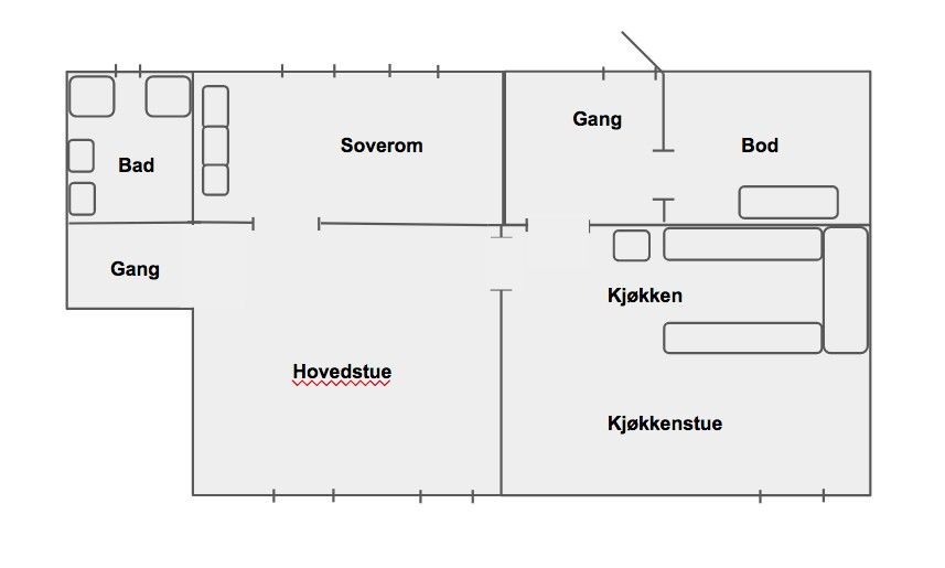 Plantegning Galleribilde