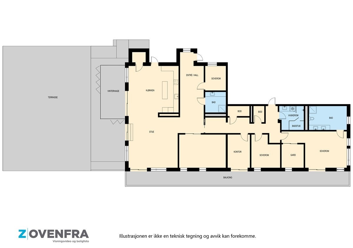 Plantegning Sørengkaia 51 Galleribilde