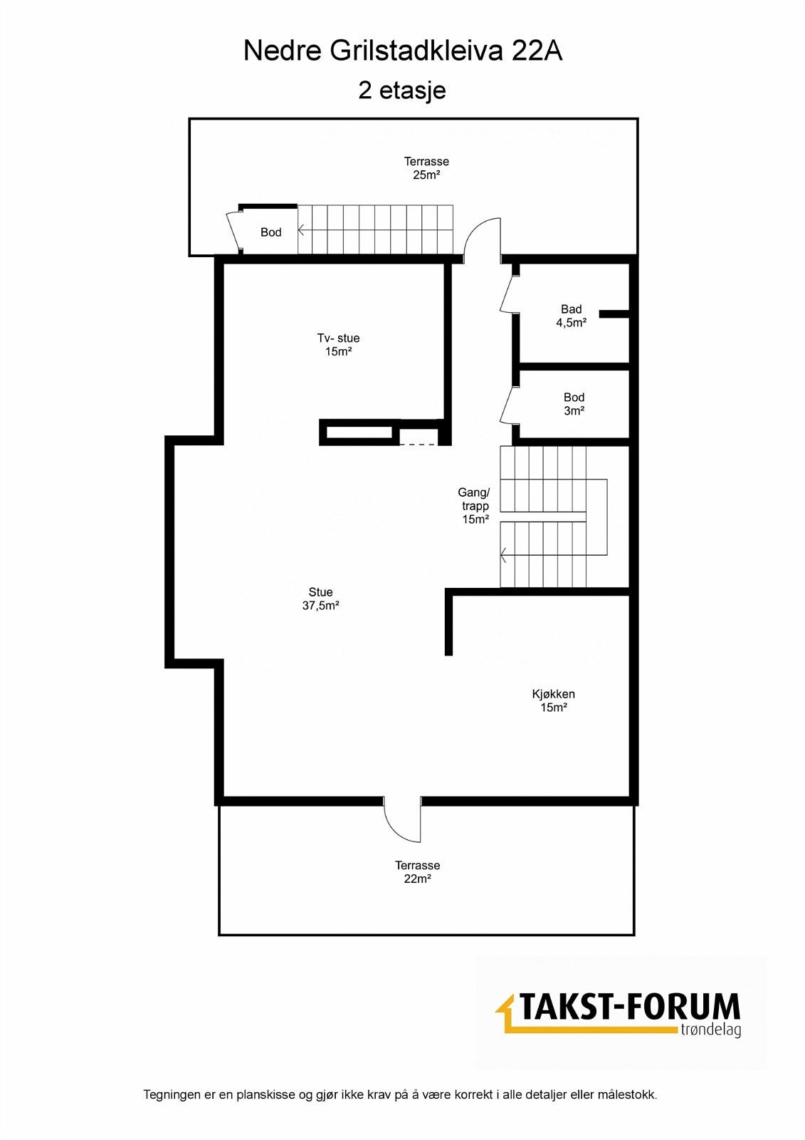 Plantegning 2. Etasje Galleribilde