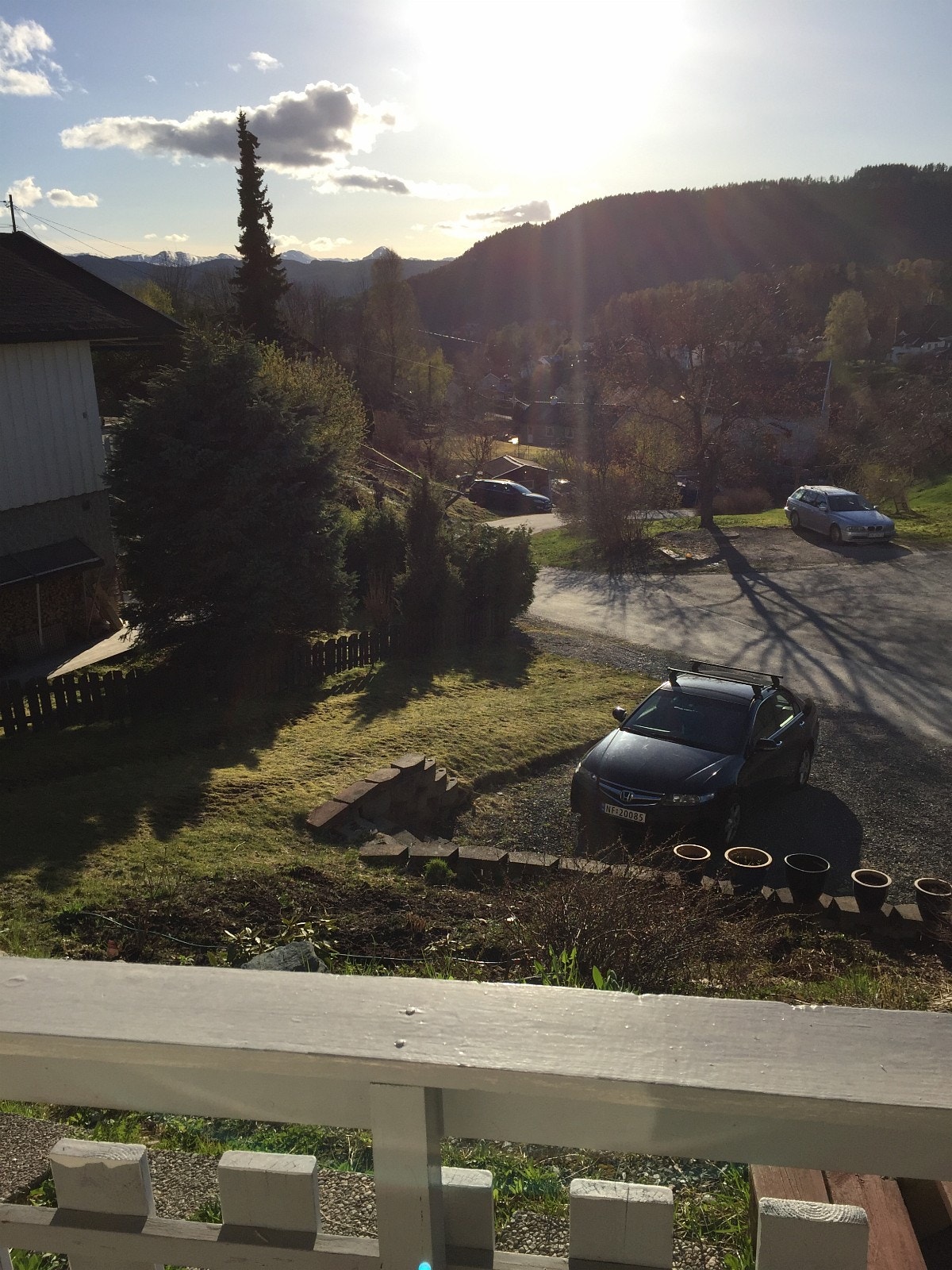 Utsikt fra veranda Galleribilde