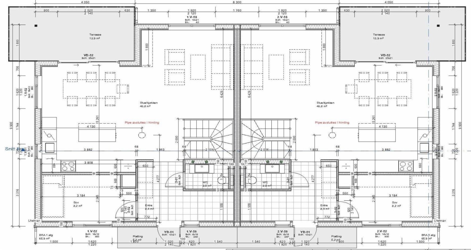 1. etasje. Planløsning Galleribilde